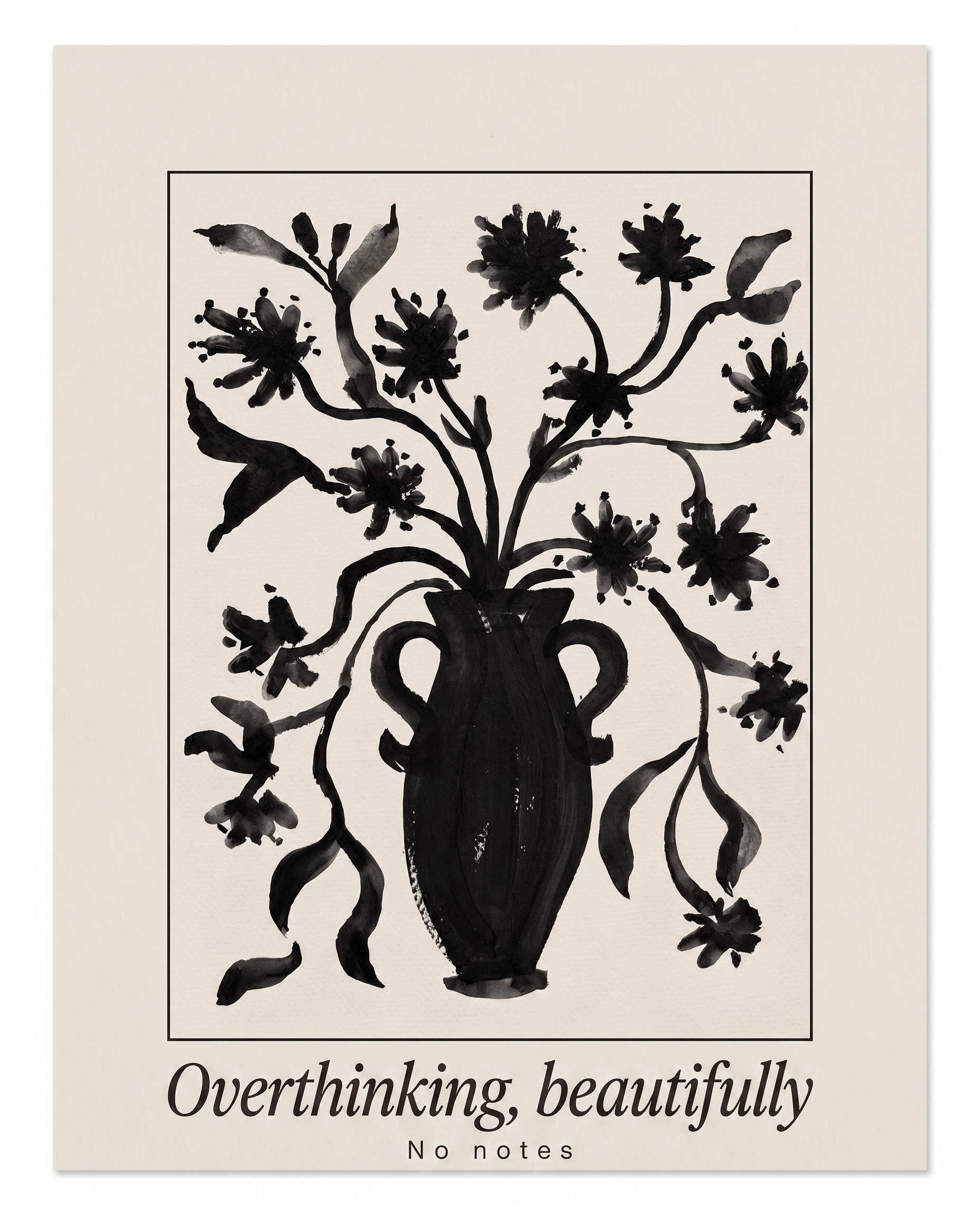 Overthinking, beautifully
