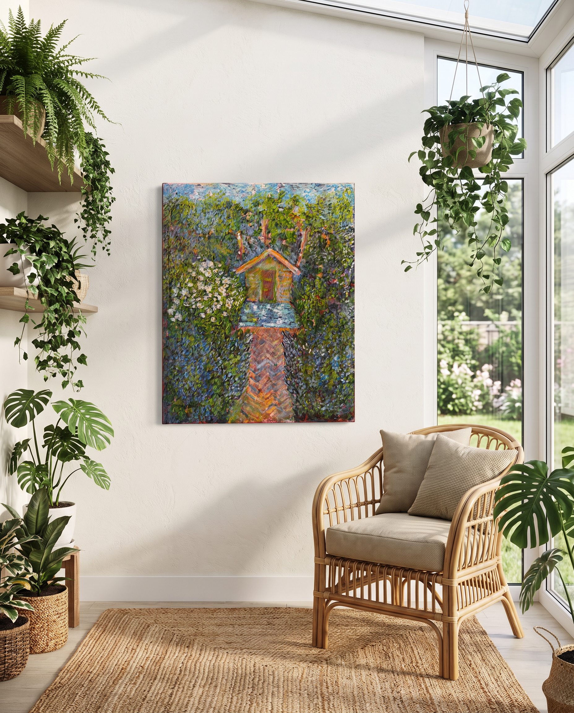 Ask the shed in a room