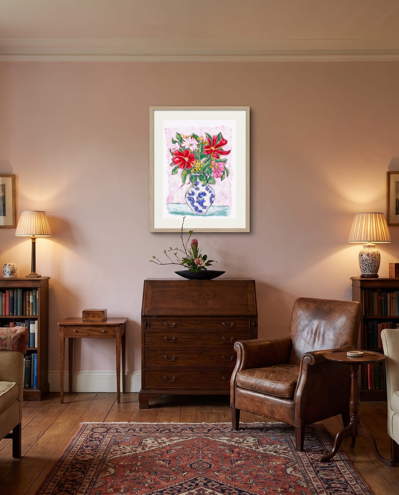 on the wall · framed · 1