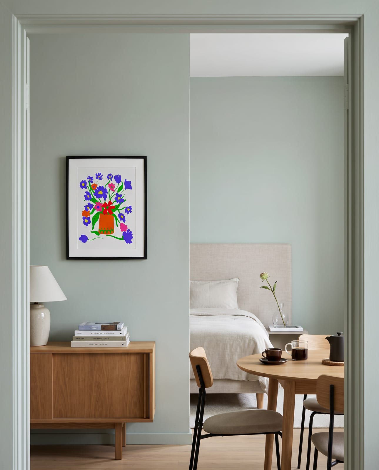 on the wall · framed · 2