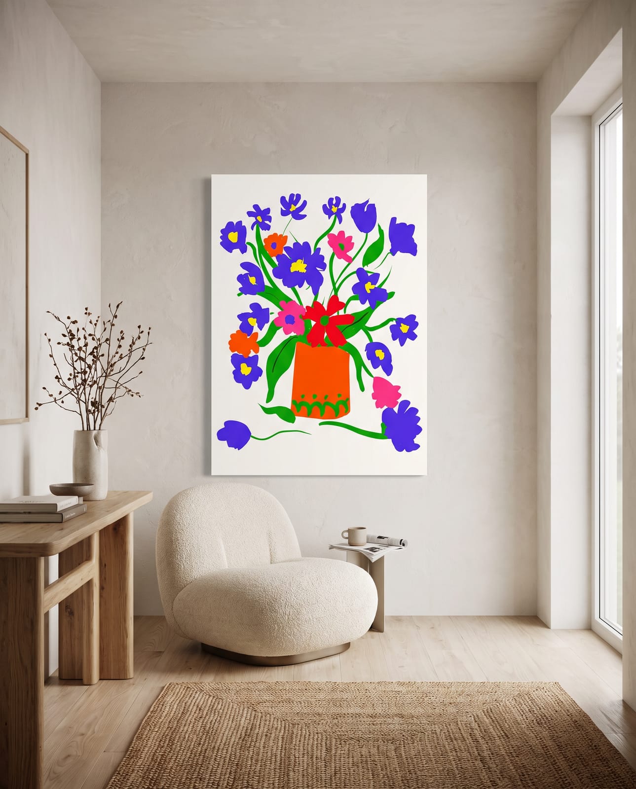 on the wall · canvas · 3