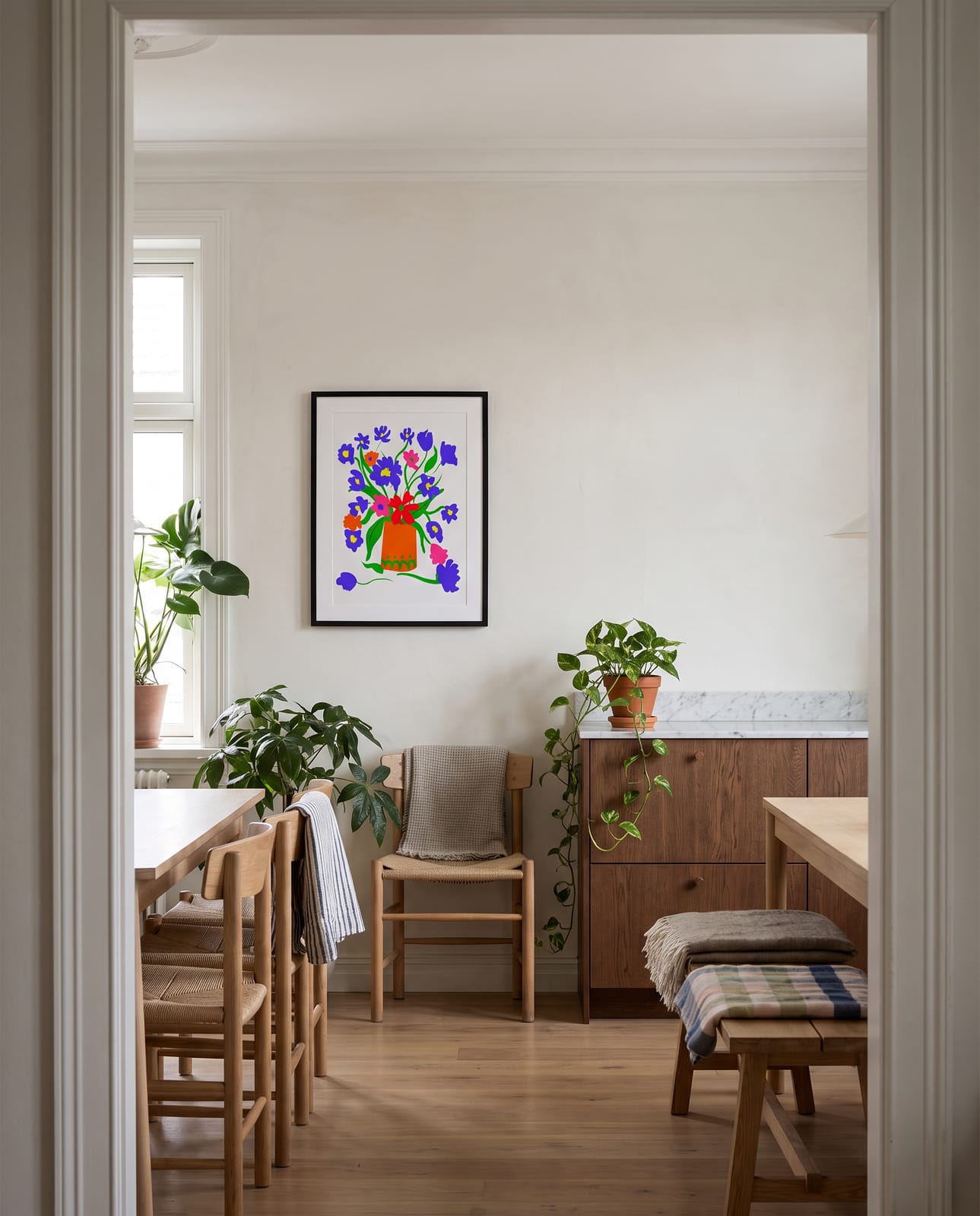 on the wall · framed · 4