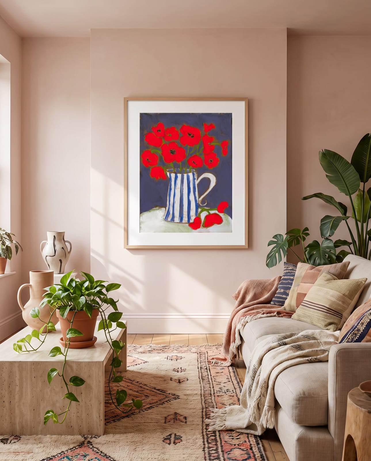 on the wall · framed · 2