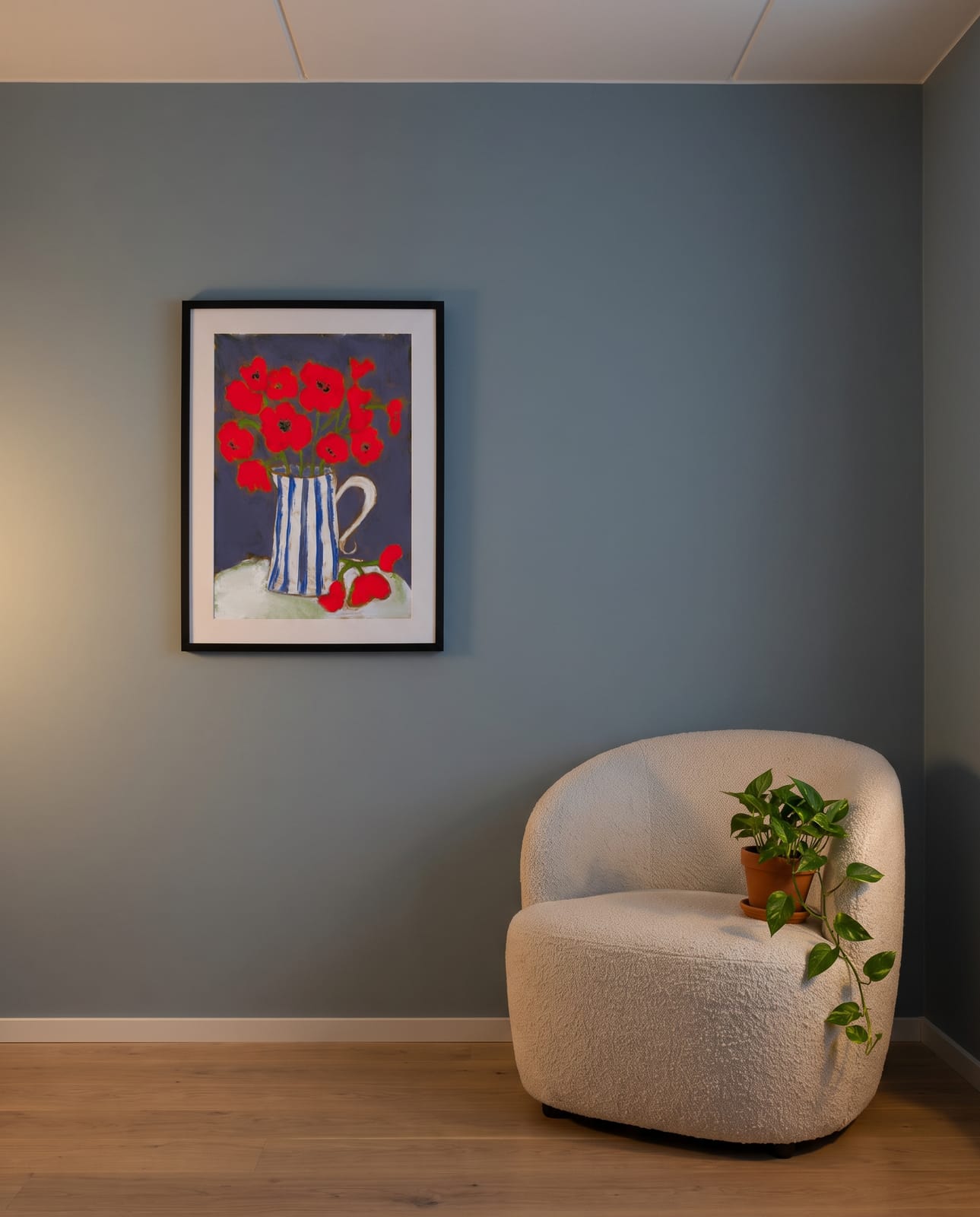 on the wall · framed · 3