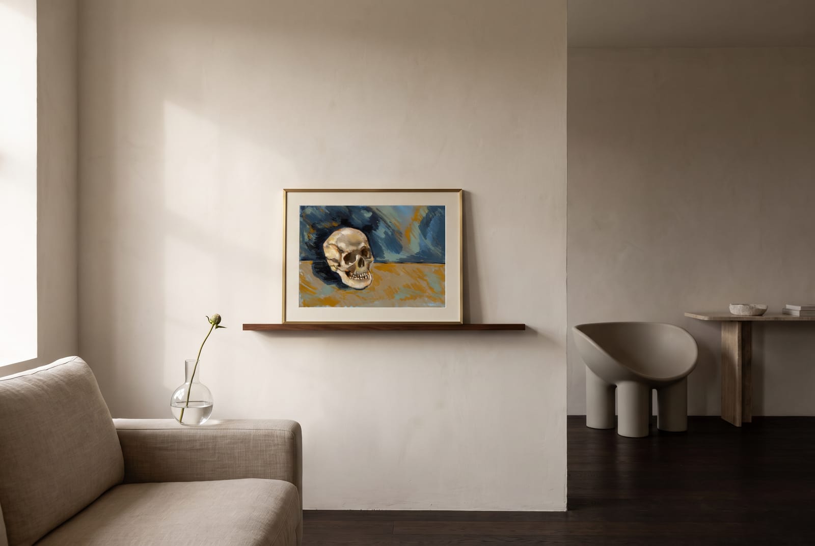 on the wall · framed · 1