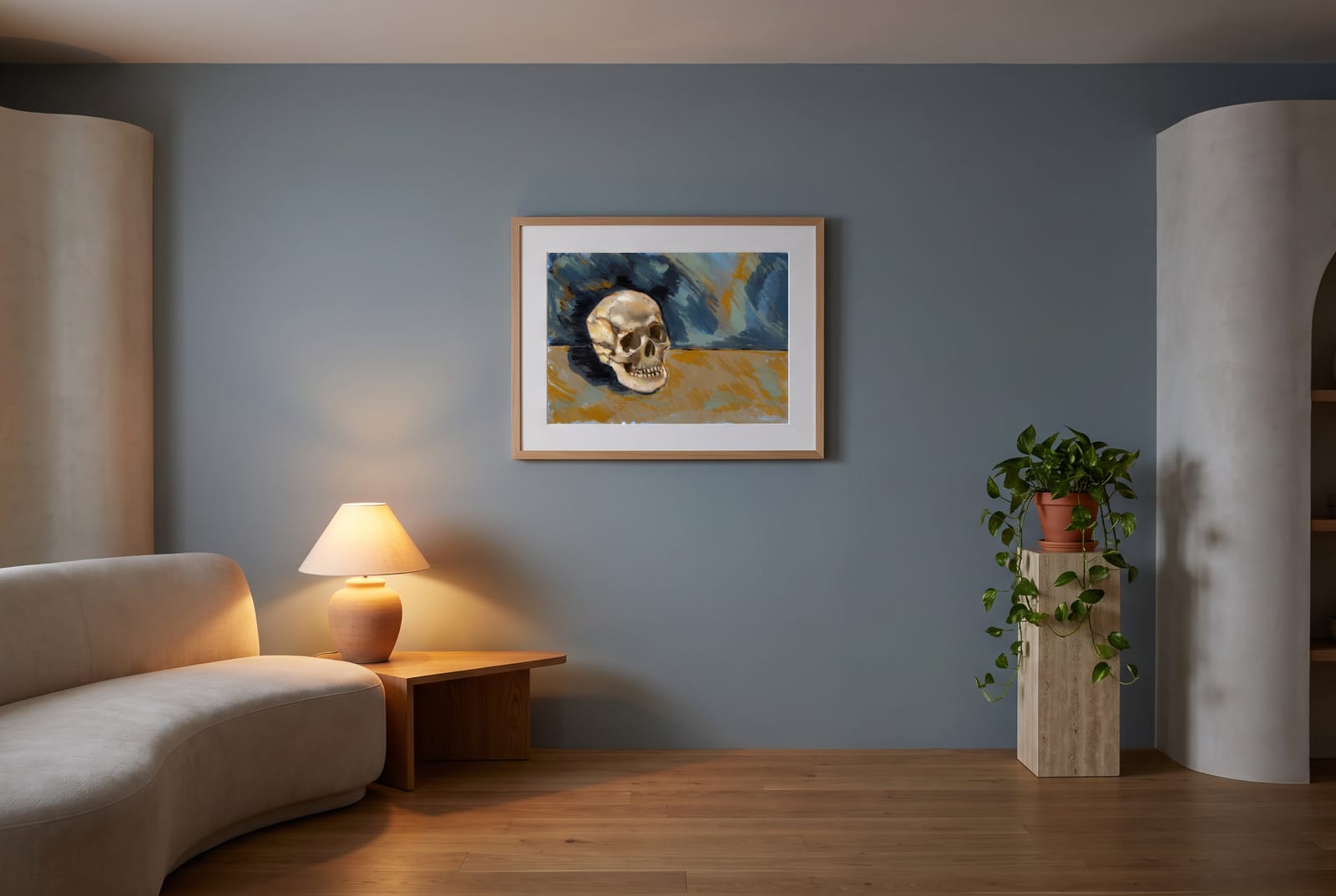 on the wall · framed · 2