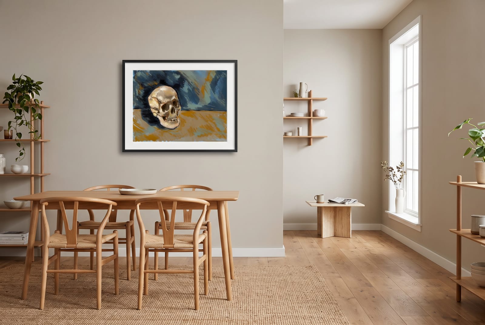 on the wall · framed · 4